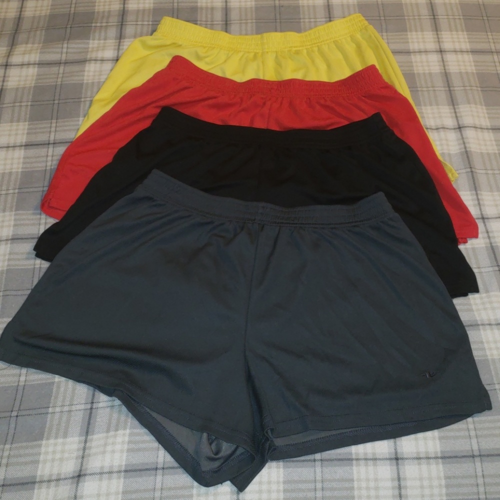 4 pair of athletic works brand shorts